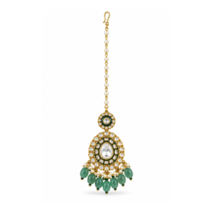 Maharani Emerald Kundan Tikka